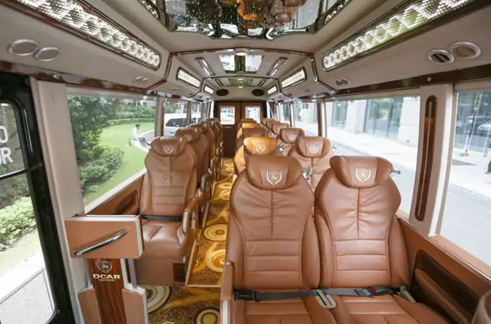 nội thất xe limousine thái dương