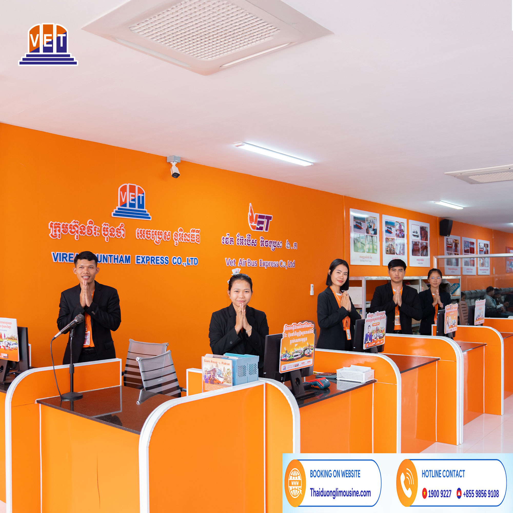 Xe từ Poipet đi Sài Gòn hàng ngày 2026 Xe Thái Dương Limousine giá vé và lịch trình