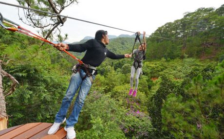 Đổ xô đi du lịch mạo hiểm tại Đà Lạt