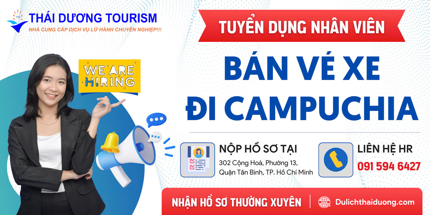 Nhân Viên bán vé xe Campuchia